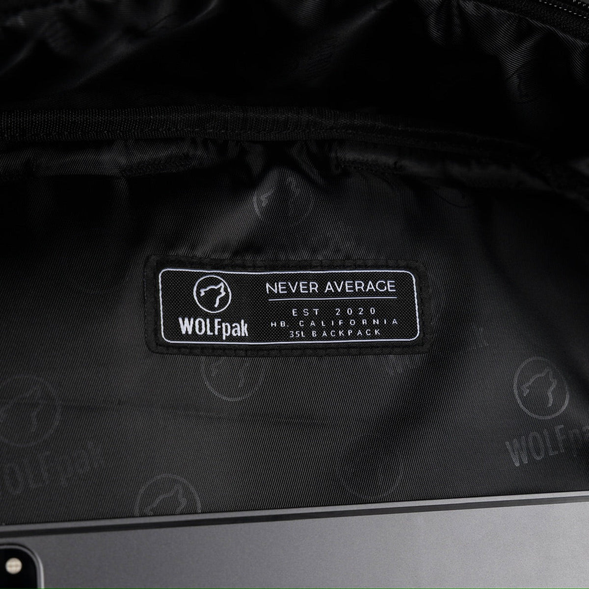 35L Backpack Black Leopard