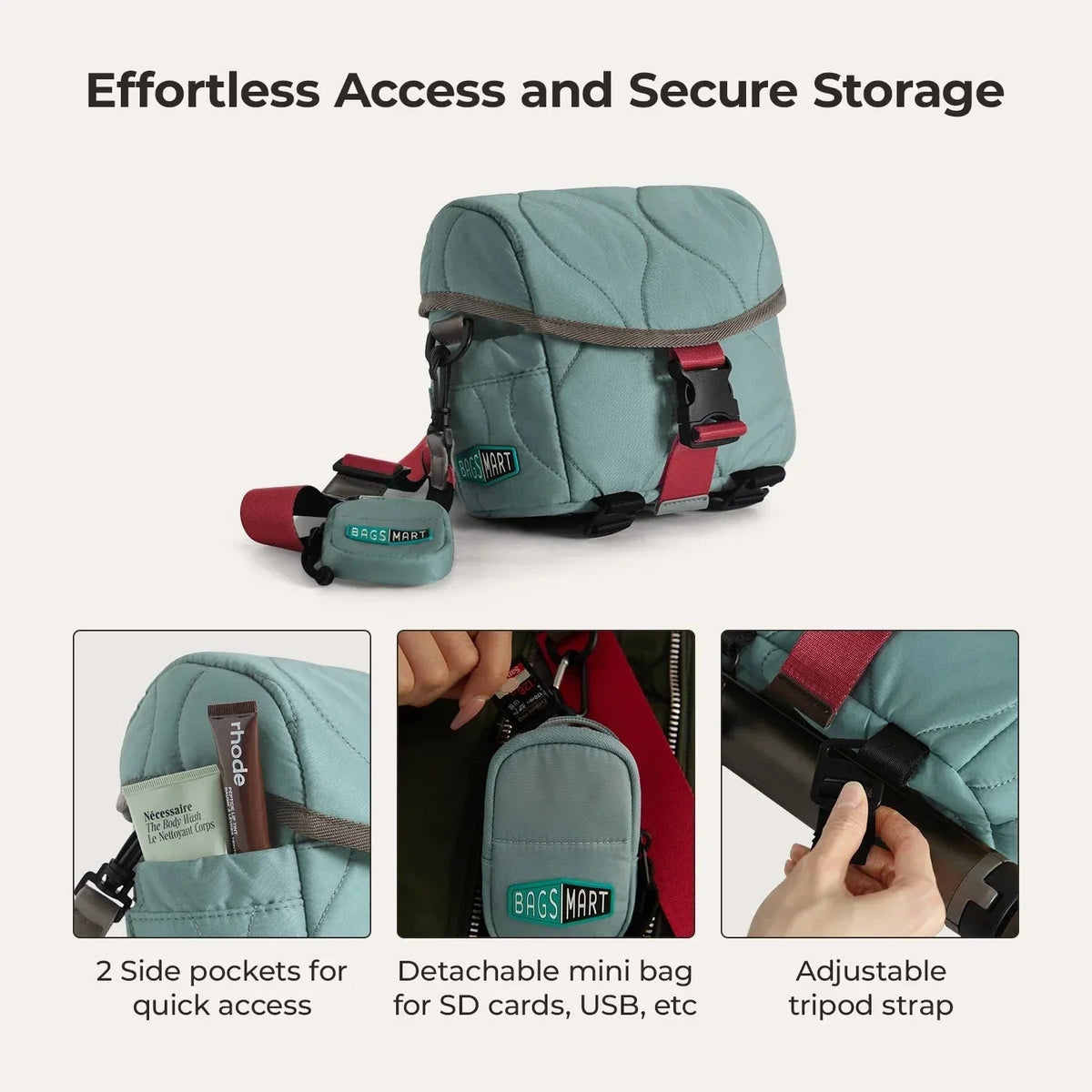 (FREE GIFT) Paz 4L Camera Sling