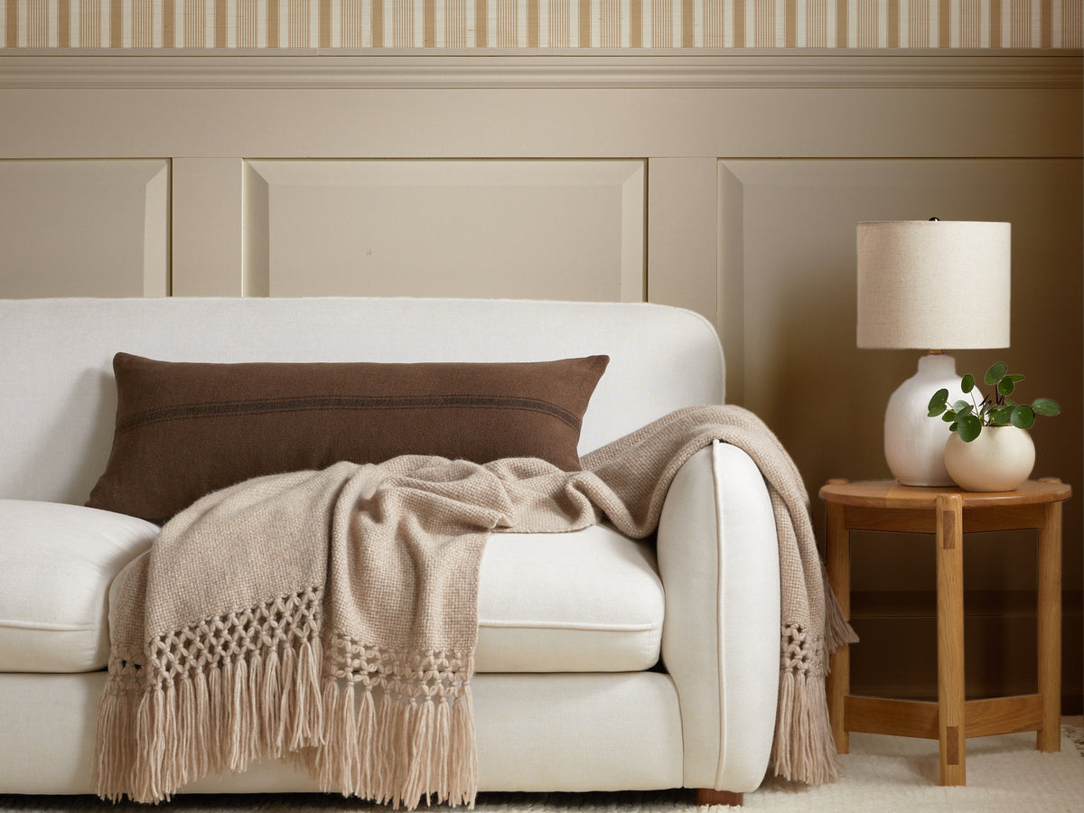 Cozy Alpaca Throw (Natural)