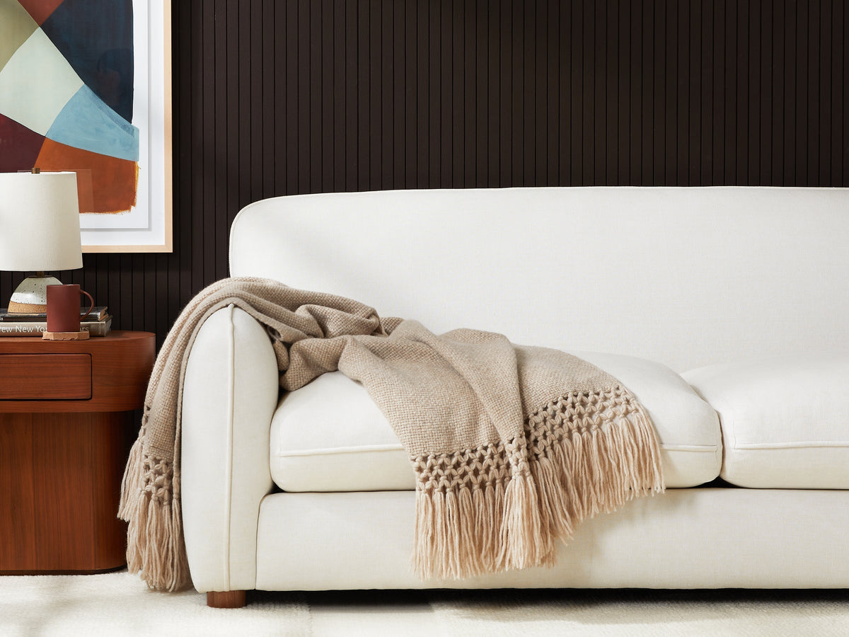 Cozy Alpaca Throw (Natural)