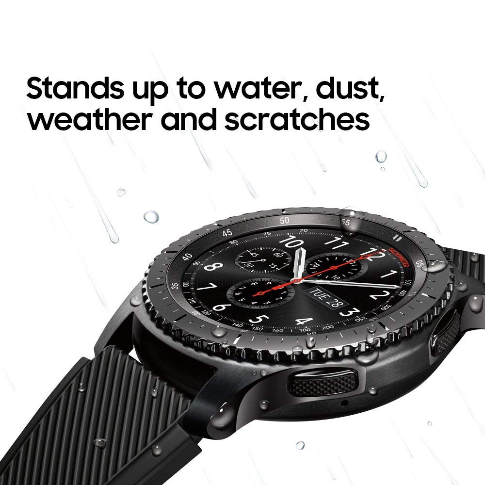 Samsung Gear S3 Frontier Smartwatch 46mm Stainless Steel - Black - SM-R760NDAAXAR