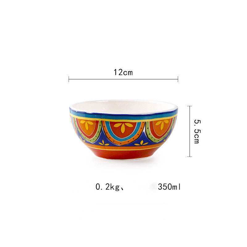 Hand-Painted Ceramic Salad Pots & Bowls