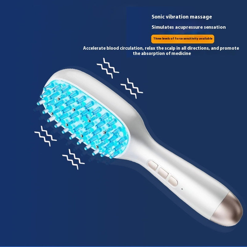 Red & Blue Light Scalp Massage Comb