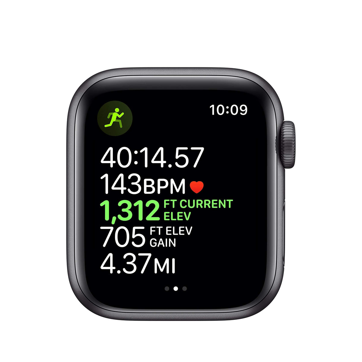Apple Watch Series 5 (GPS, 40MM) - Space Gray Aluminum Case with Black Sport Band - MWV82LL/A