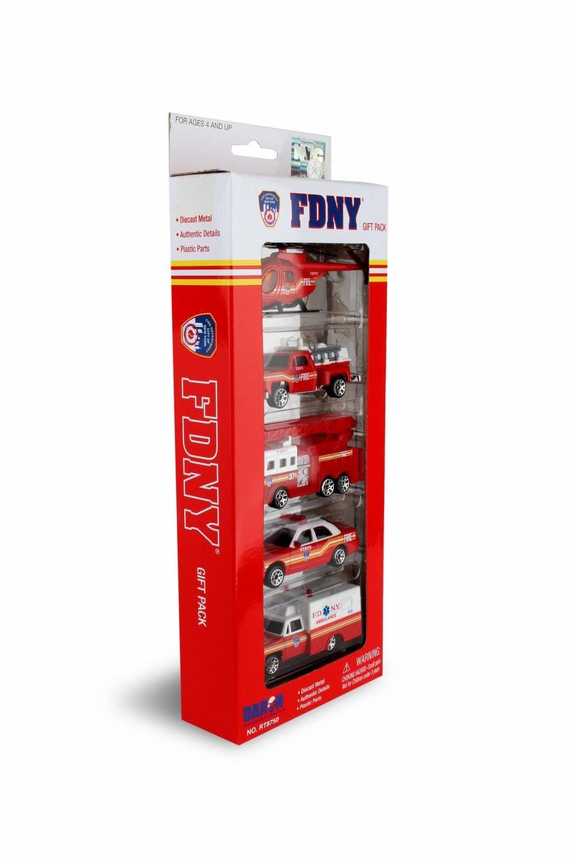 Daron Toys FDNY 5 Piece Vehicle Gift Set