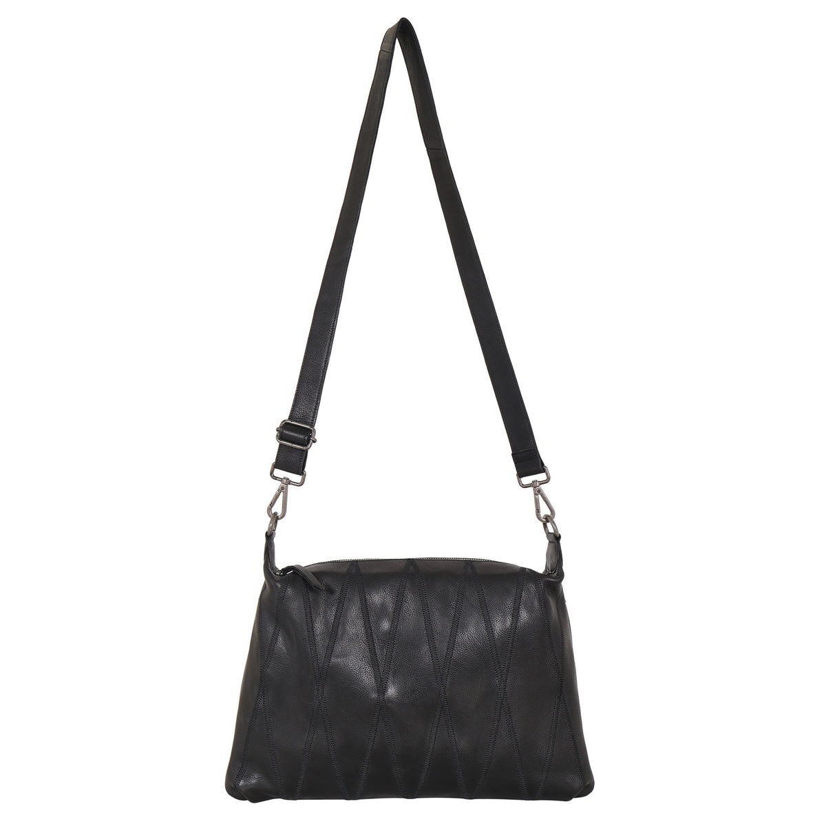 Avery Diamond Leather Crossbody Bag