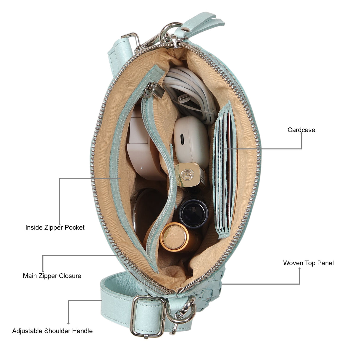 Coast Leather Crossbody Bag