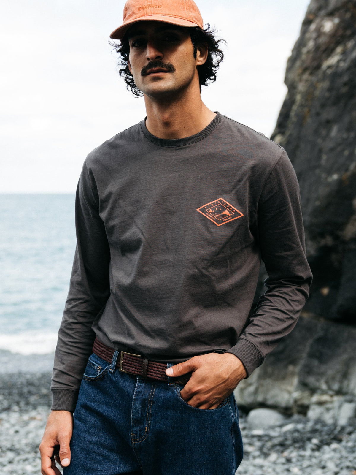 Men's Diamond Logo Long Sleeve T-shirt