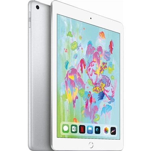iPad 9.7" (6th Gen, 2018) 128GB - Silver (Wi-Fi + Cellular)