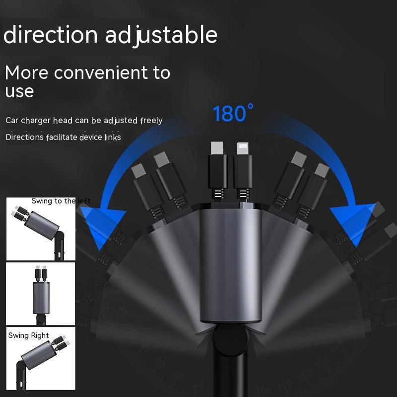 100W Metal Car Fast Charger