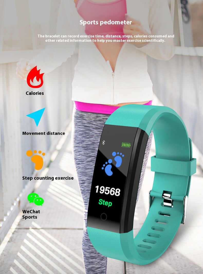 Men & Women Smart Blood Pressure & Heart Rate Fitness Bracelet