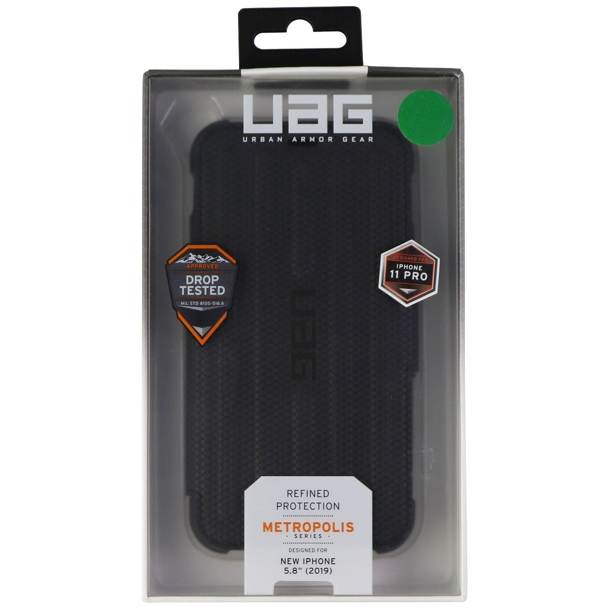 Urban Armor Gear Metropolis Series Folio Case for Apple iPhone 11 Pro - Black - New