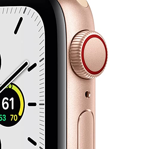 Apple Watch SE (GPS + CEL - 40mm) Gold Aluminum Maize White Sport Loop - MKQP3LL/A