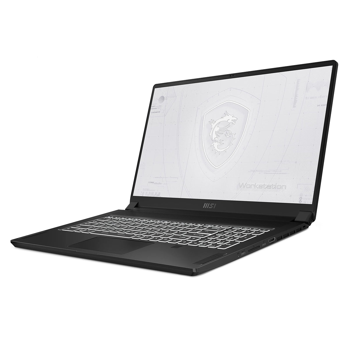 MSI WS76 11UK-470 17.3" Laptop - i7-11800H - 32GB RAM - NVIDIA Quadro RTX A3000 - 1 TB SSD - Black - WS7611470