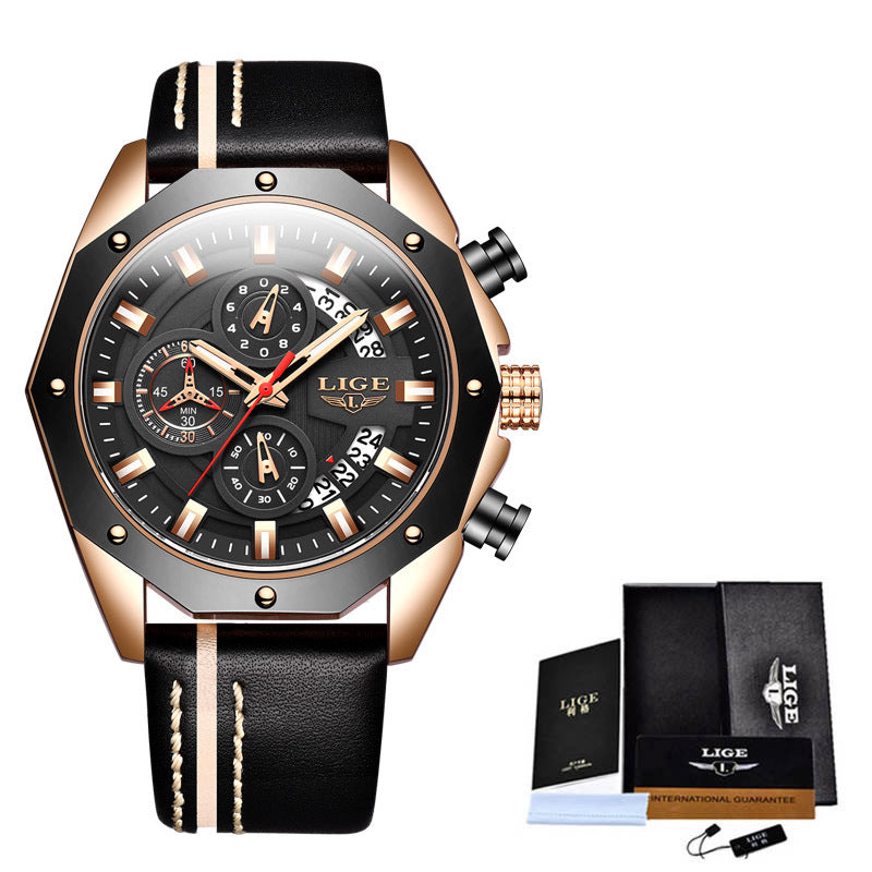 Waterproof Quartz Chronograph Wristwatch