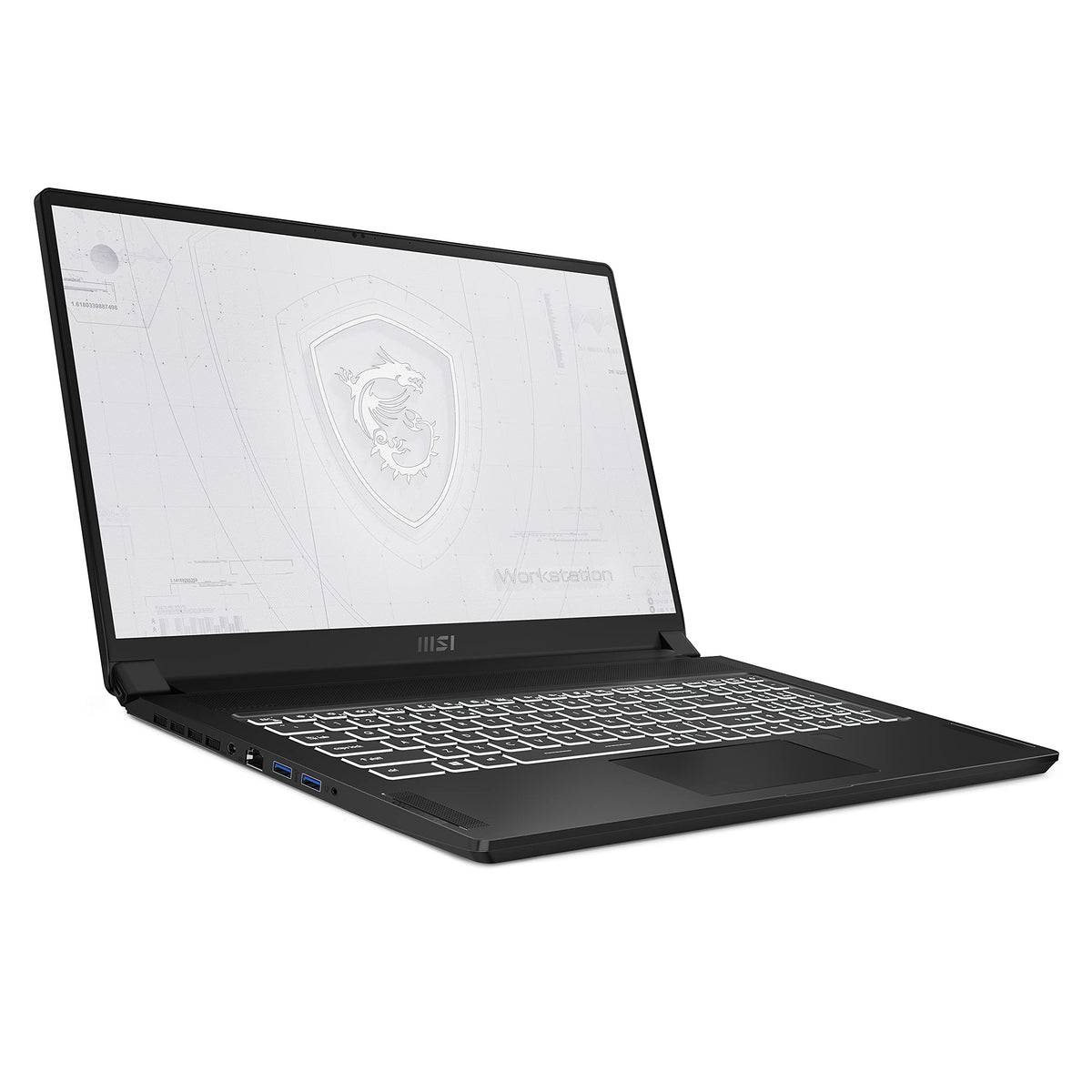 MSI WS76 11UK-470 17.3" Laptop - i7-11800H - 32GB RAM - NVIDIA Quadro RTX A3000 - 1 TB SSD - Black - WS7611470