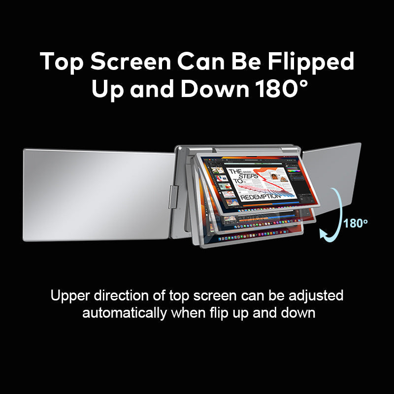 Portable Triple Screen Monitor for Laptop