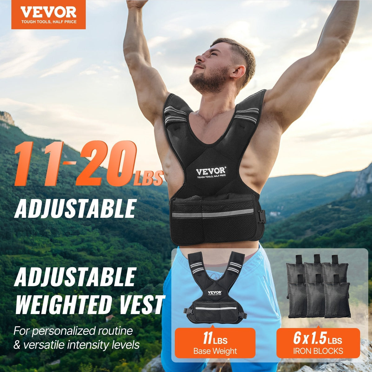 Adjustable Weighted Vest