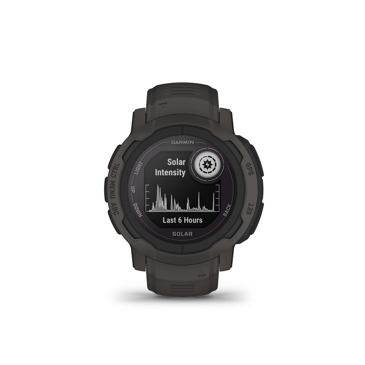 Garmin - Instinct 2 Solar 45 mm Smartwatch Fiber-reinforced Polymer - Graphite - 010-02627-10