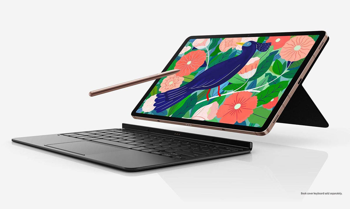 Samsung Galaxy Tab S7+ 12.4" 128GB S Pen Wi-Fi - Mystic Silver - SM-T970NZSAXAR