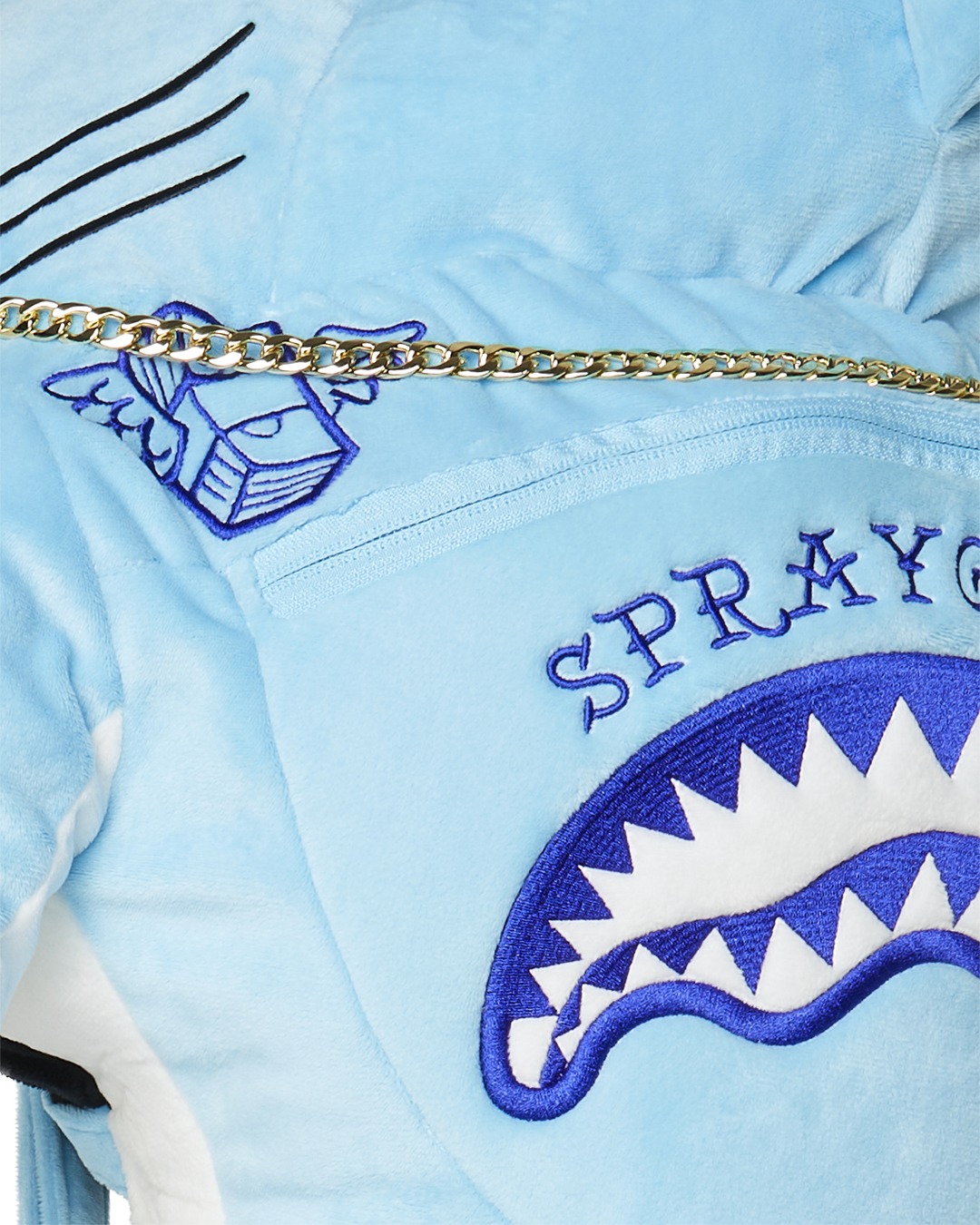 STUFFED SAVAGE HOODY BACKPACK SHARK