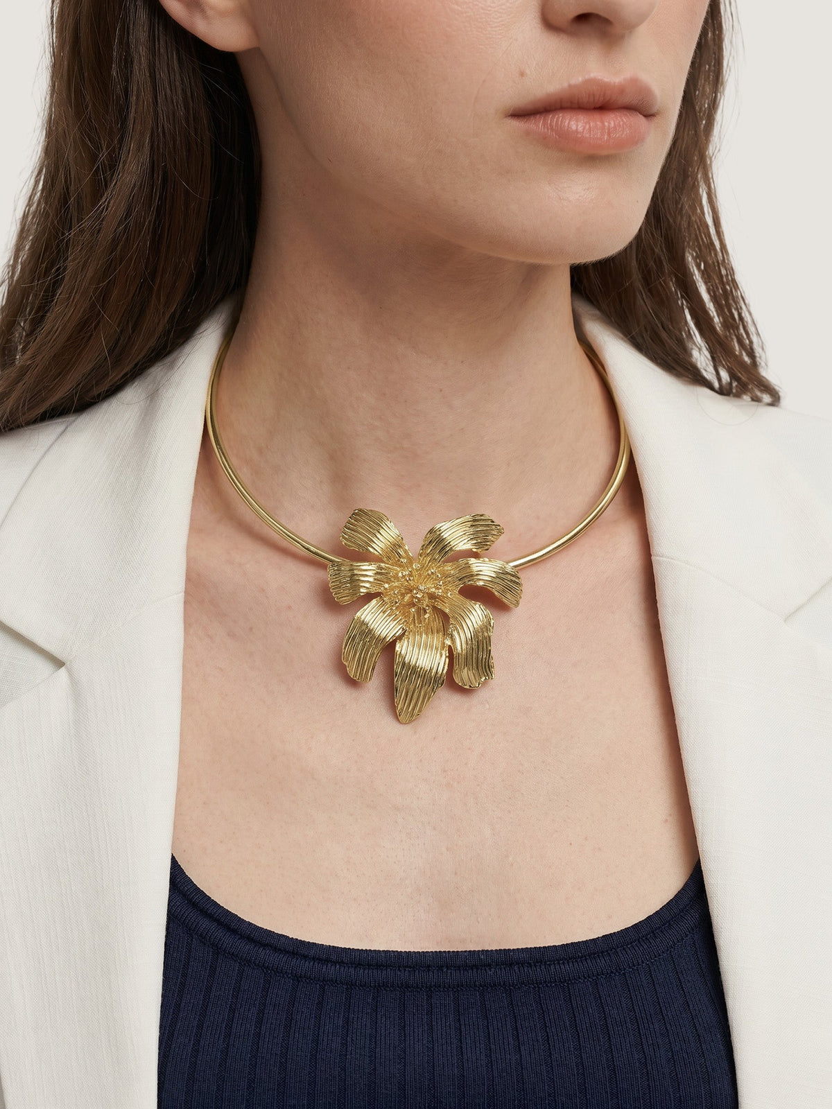 Flower Collar Necklace
