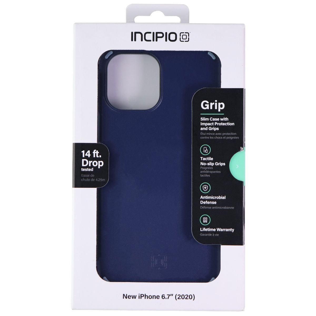 Incipio Grip Series Case for Apple iPhone 12 Pro Max - Insignia Blue - New