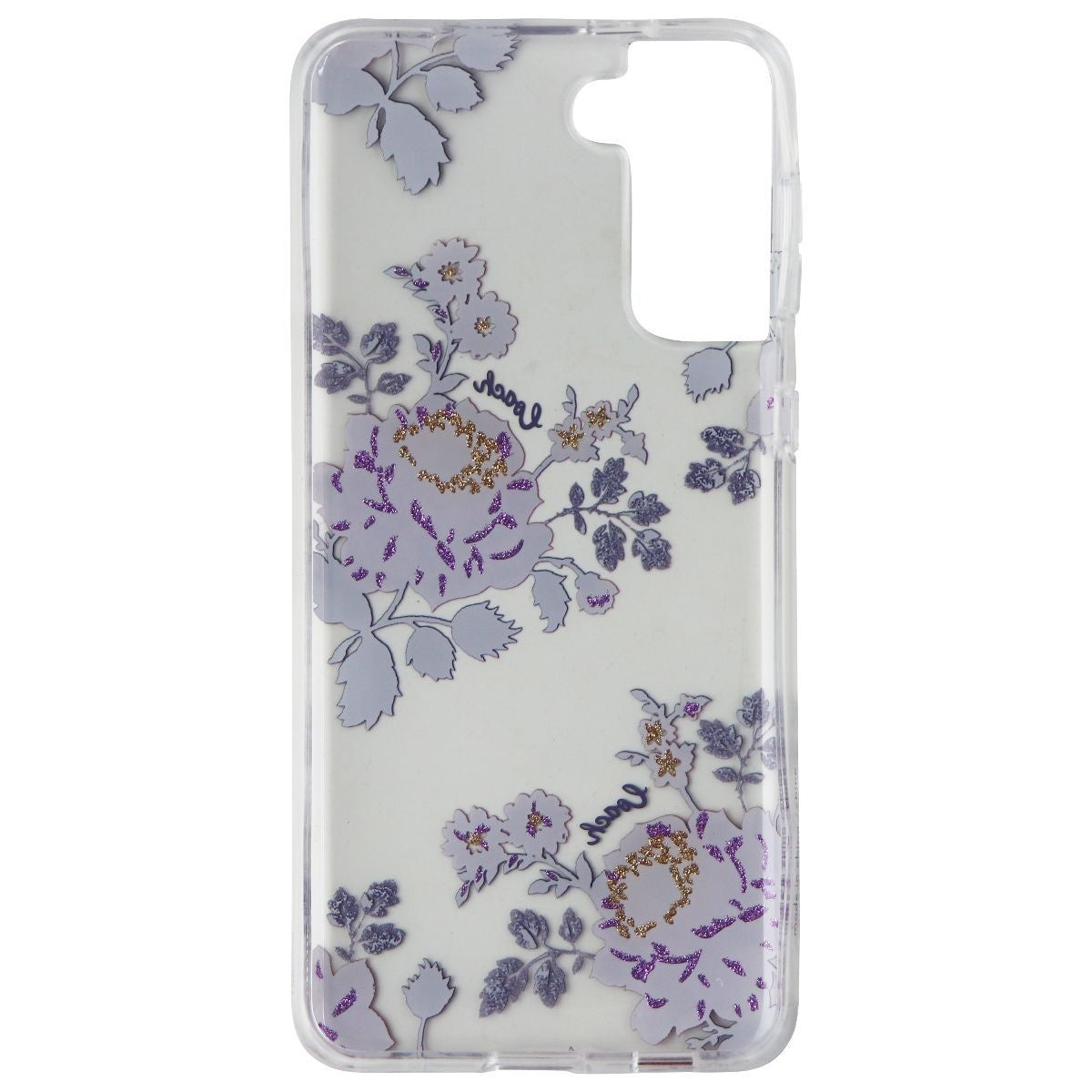 Coach Protective Case for Samsung Galaxy (S21+) 5G - Moody Floral Purple / Clear - New