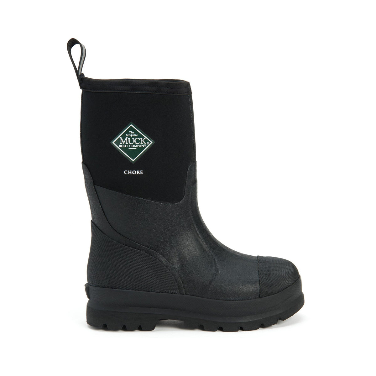 Muck Boots Chore Classic Mid Patterned Unisex Wellington - Black