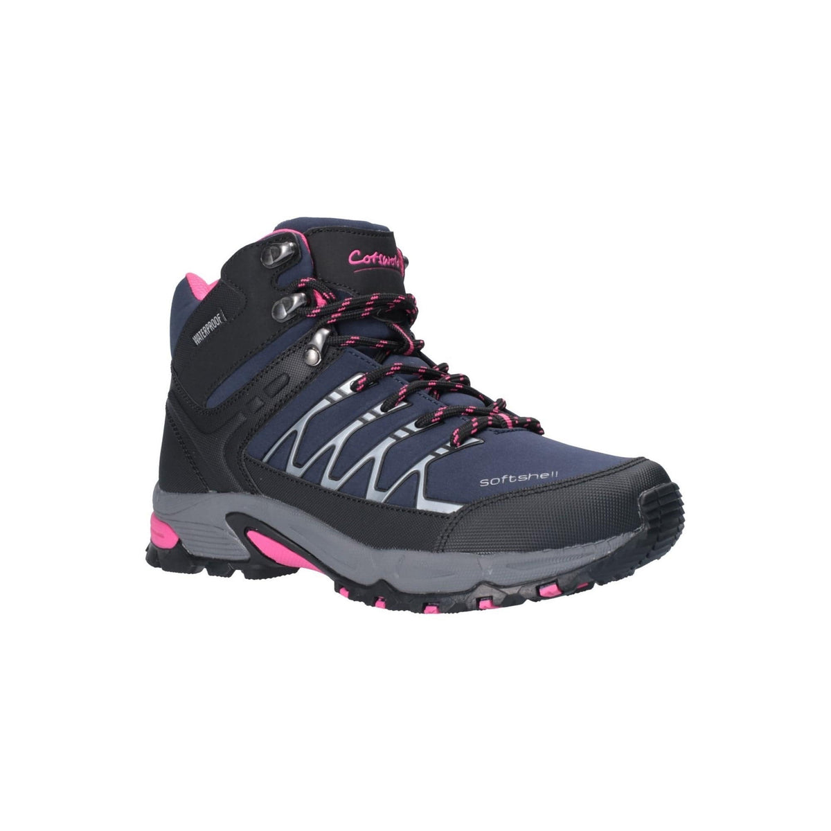 Cotswold Abbeydale Womens Mid Hiker - Navy/Black/Fuchsia