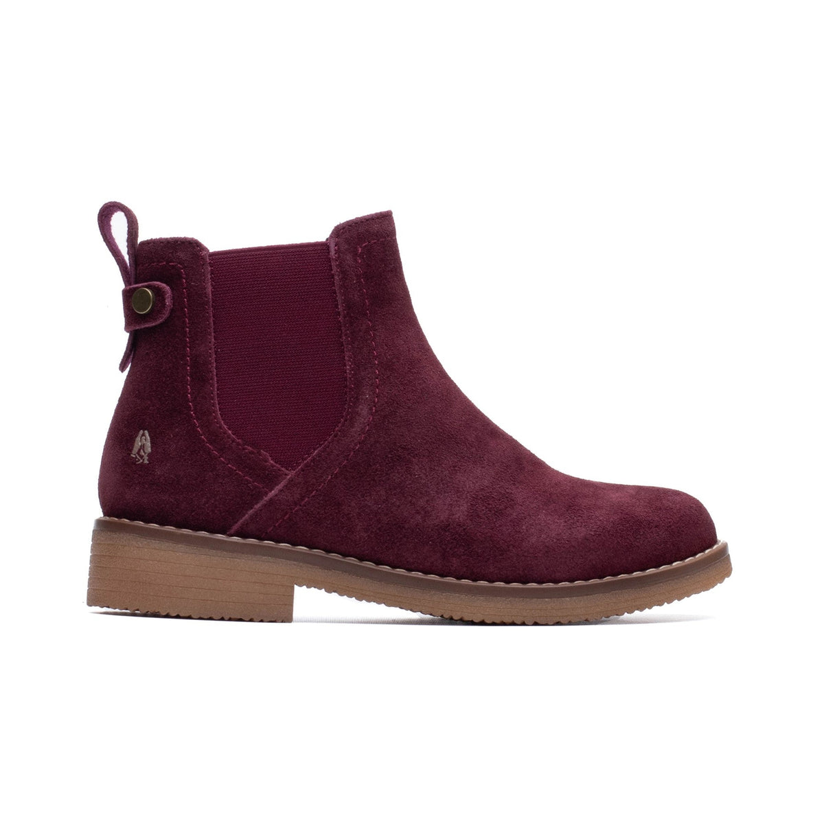 Hush Puppies Maddy Womens Ankle Boots - Plum