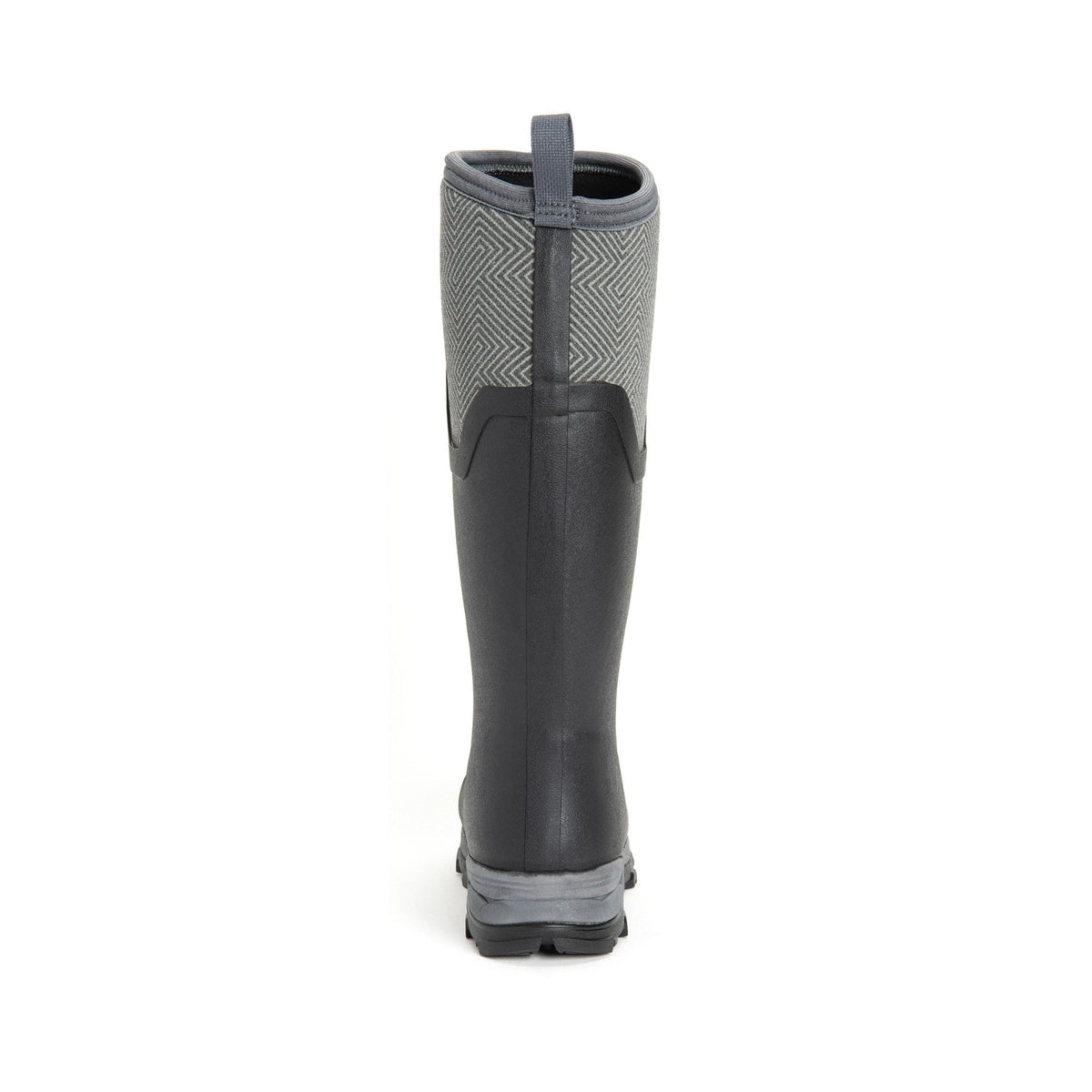 Muck Boots Arctic Ice Tall Womens Wellingtons - Black/Grey Geometric
