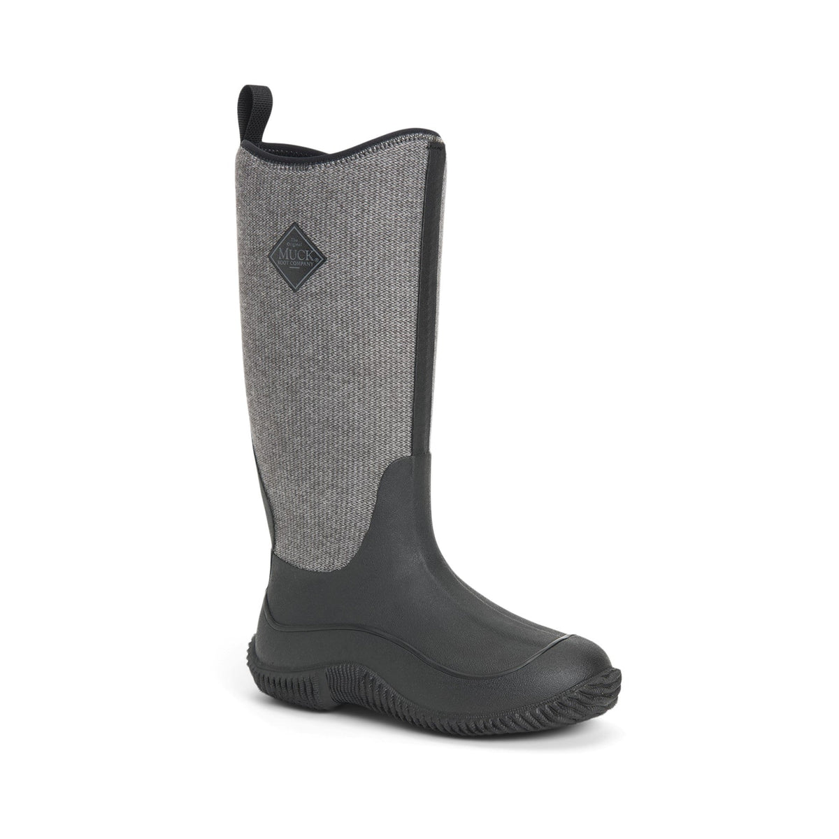 Muck Boots Hale Womens Wellington - Black/Fuzzy Herringbone