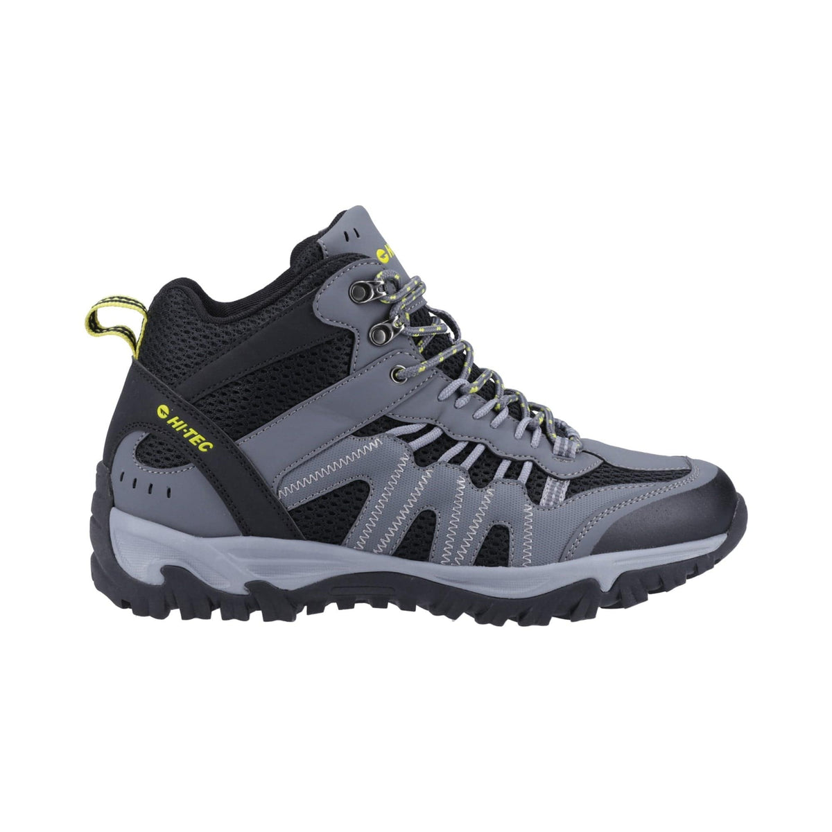Hi-Tec Jaguar Mid Boots - Graphite/Black/Citron