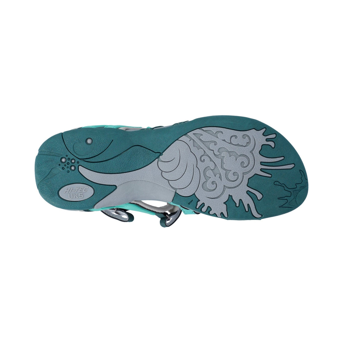 Hi-Tec Savanna II Womens Sandal - Dark Moss/Aqatic Wave