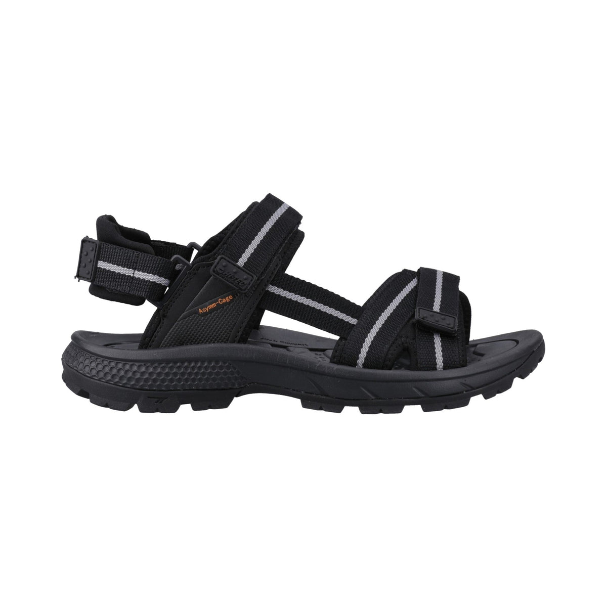 Hi-Tec Sierra Mens Sandal - Black/Grey/Orange