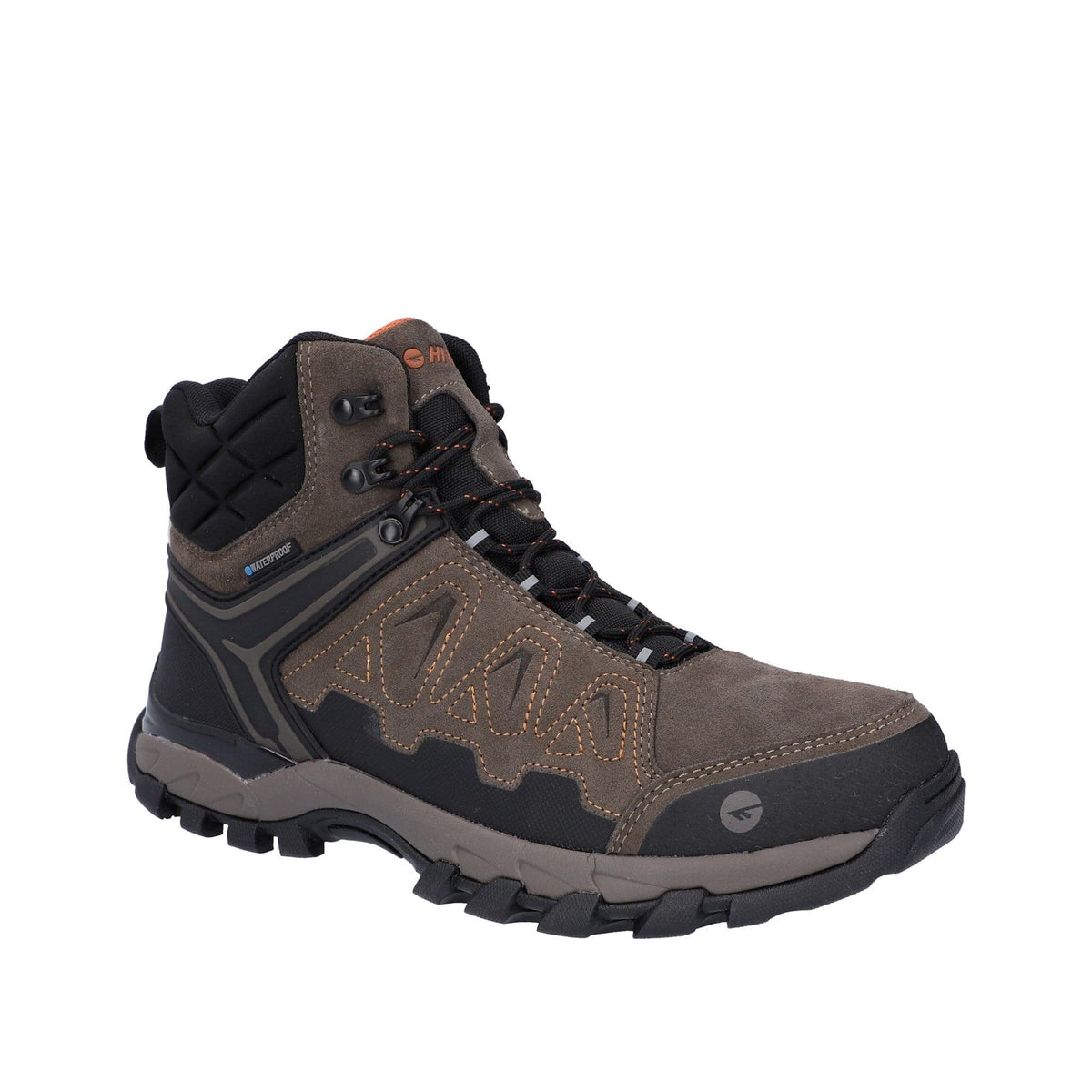 Hi-Tec V-Lite Explorer WP Mens Hiking Boots - Chestnut/Orange