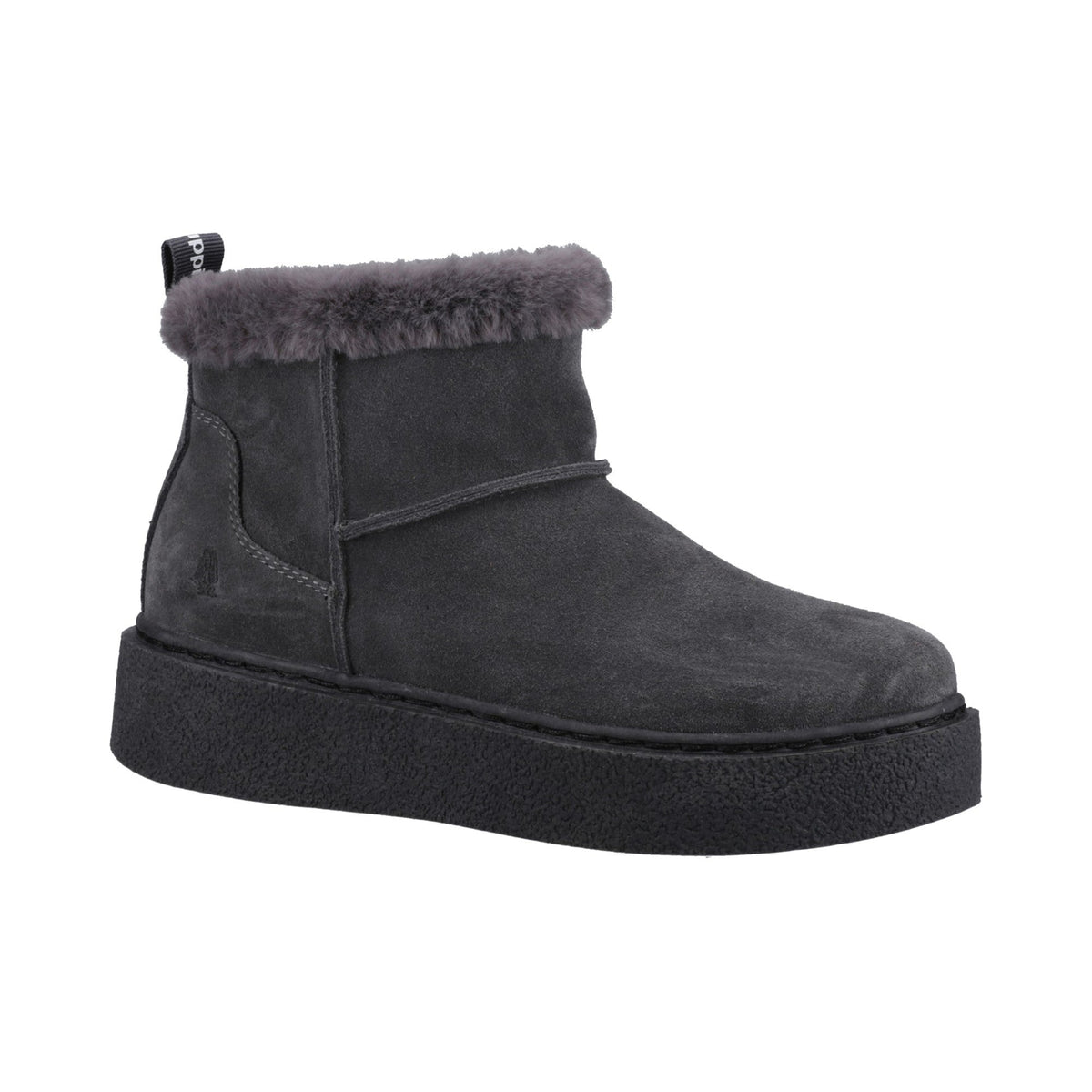 Hush Puppies Becca Ankle Boots Womens - Charcoal