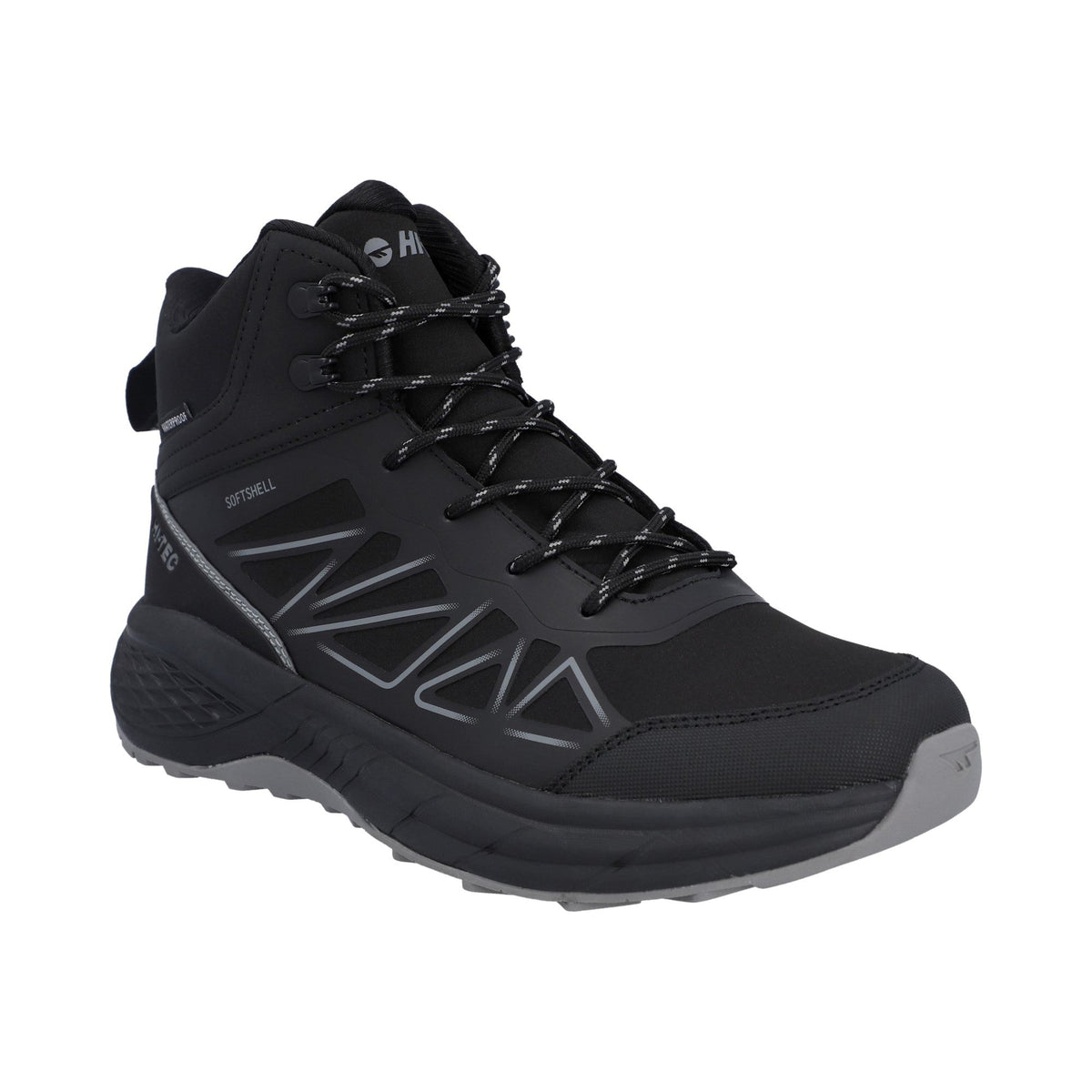 Hi-Tec Litespeed Mid WP Hiker Mens Boots - Black/Carbon Grey