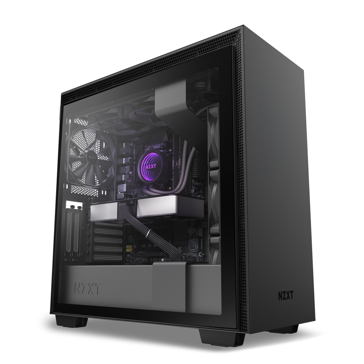 NZXT H710 Series Left Side Panel Tempered Glass (Black)