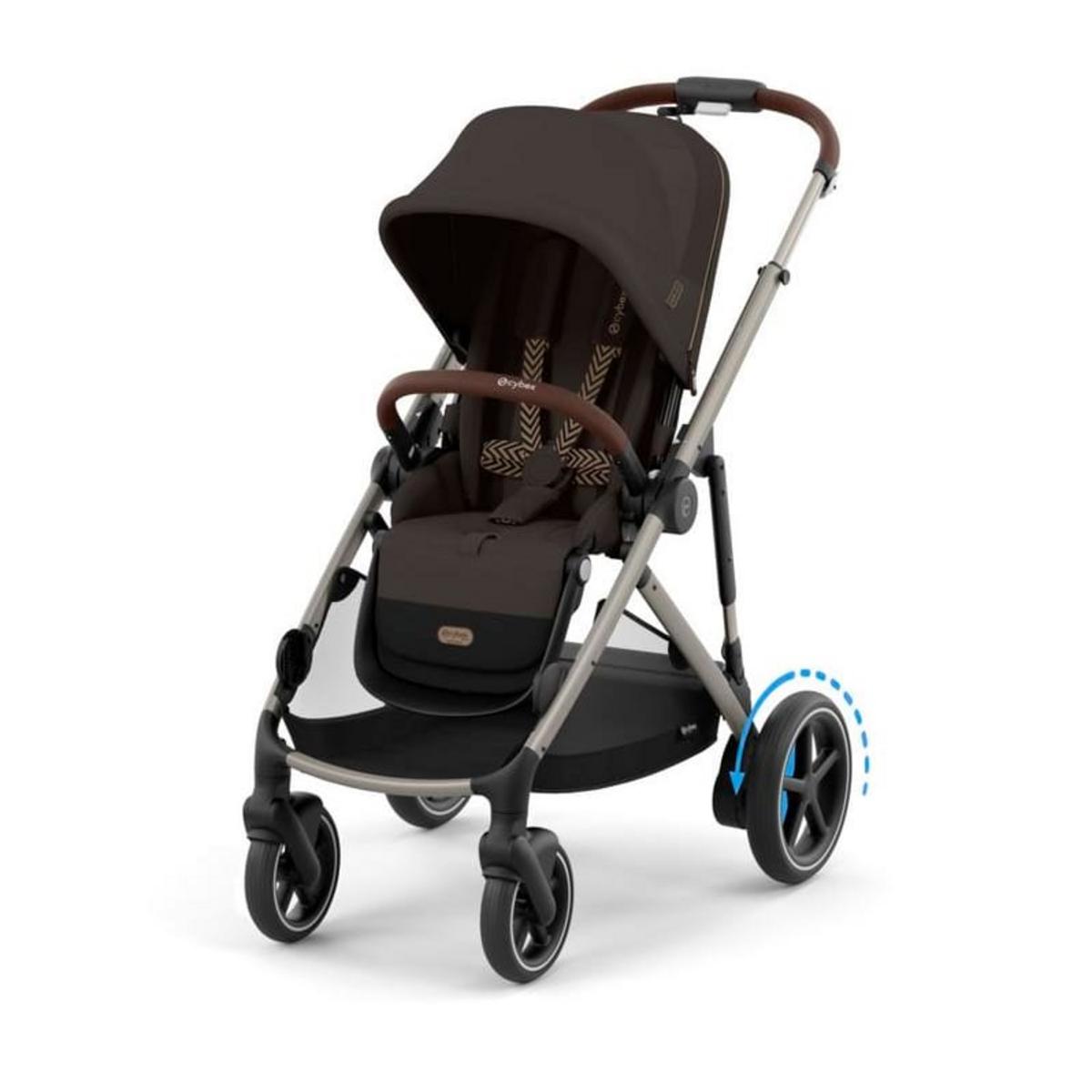 Cybex OPEN BOX eGazelle S Electronic Assist Stroller - Taupe Frame