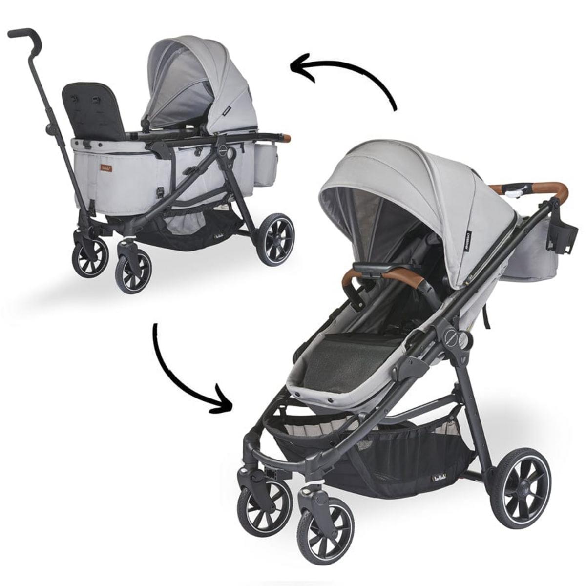 Larktale OPEN BOX Crossover V2 (2 Seater) Convertible Stroller Wagon