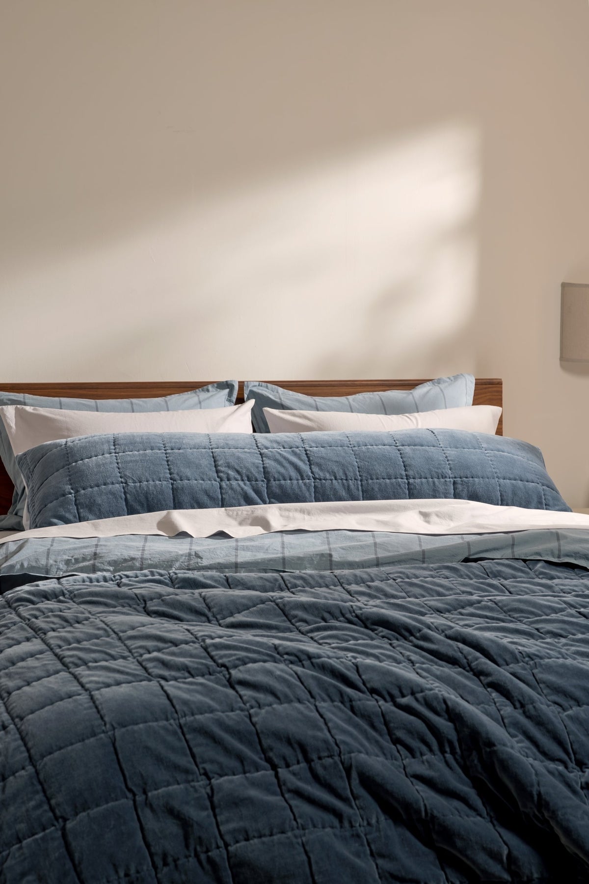 Hand Stitched Velvet Body Pillow Cover (Dusk)
