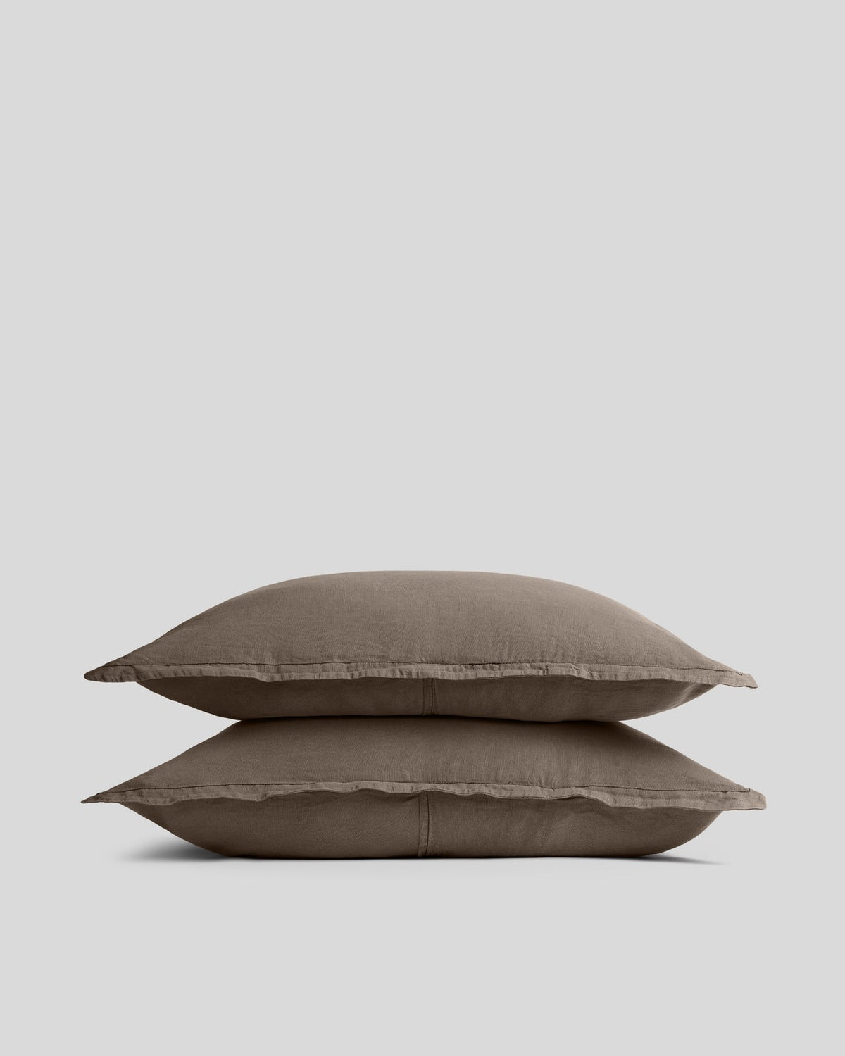 Linen Tencel Sham Set (Warm Grey)