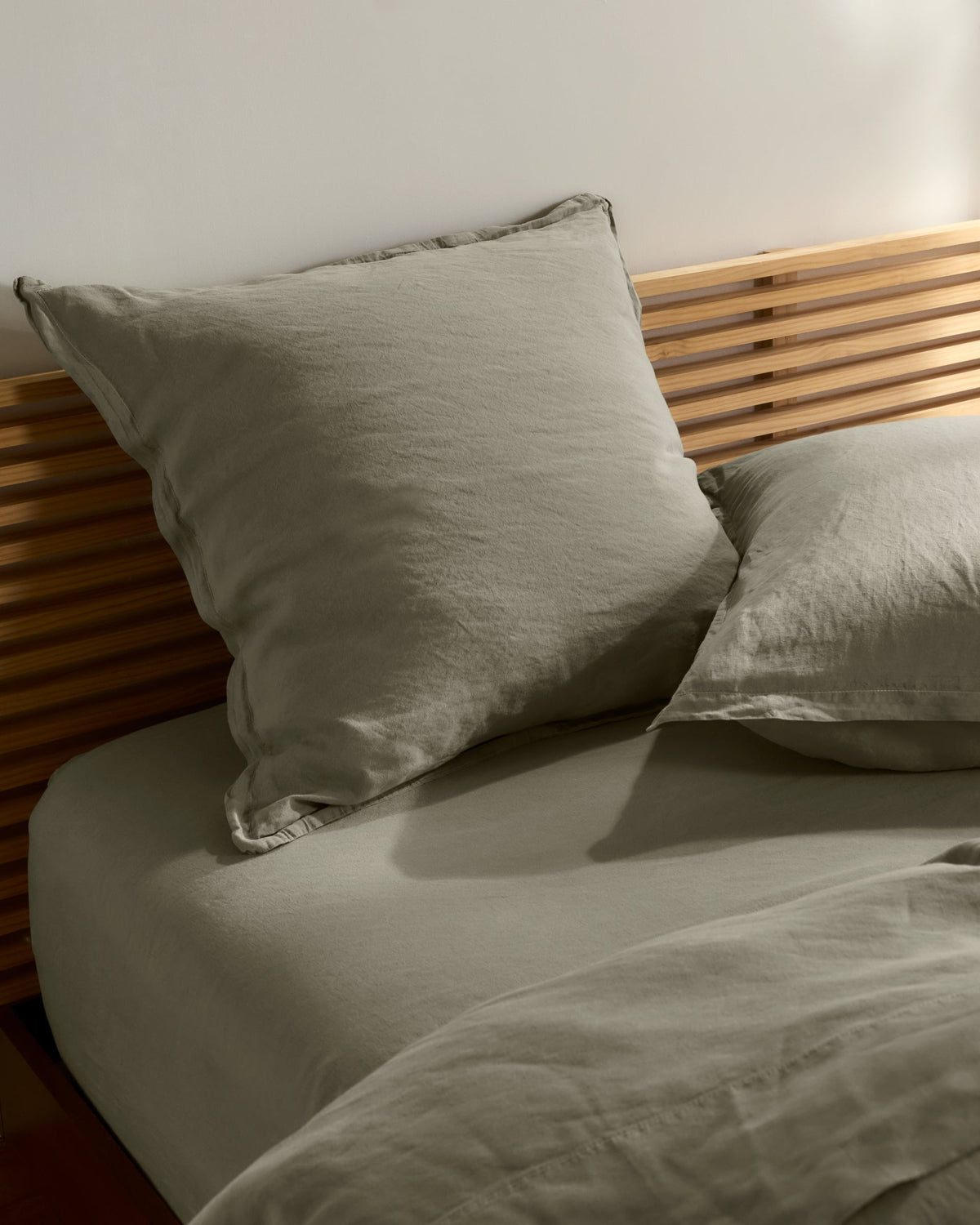 Linen Tencel Euro Sham - FINAL SALE (Moss)