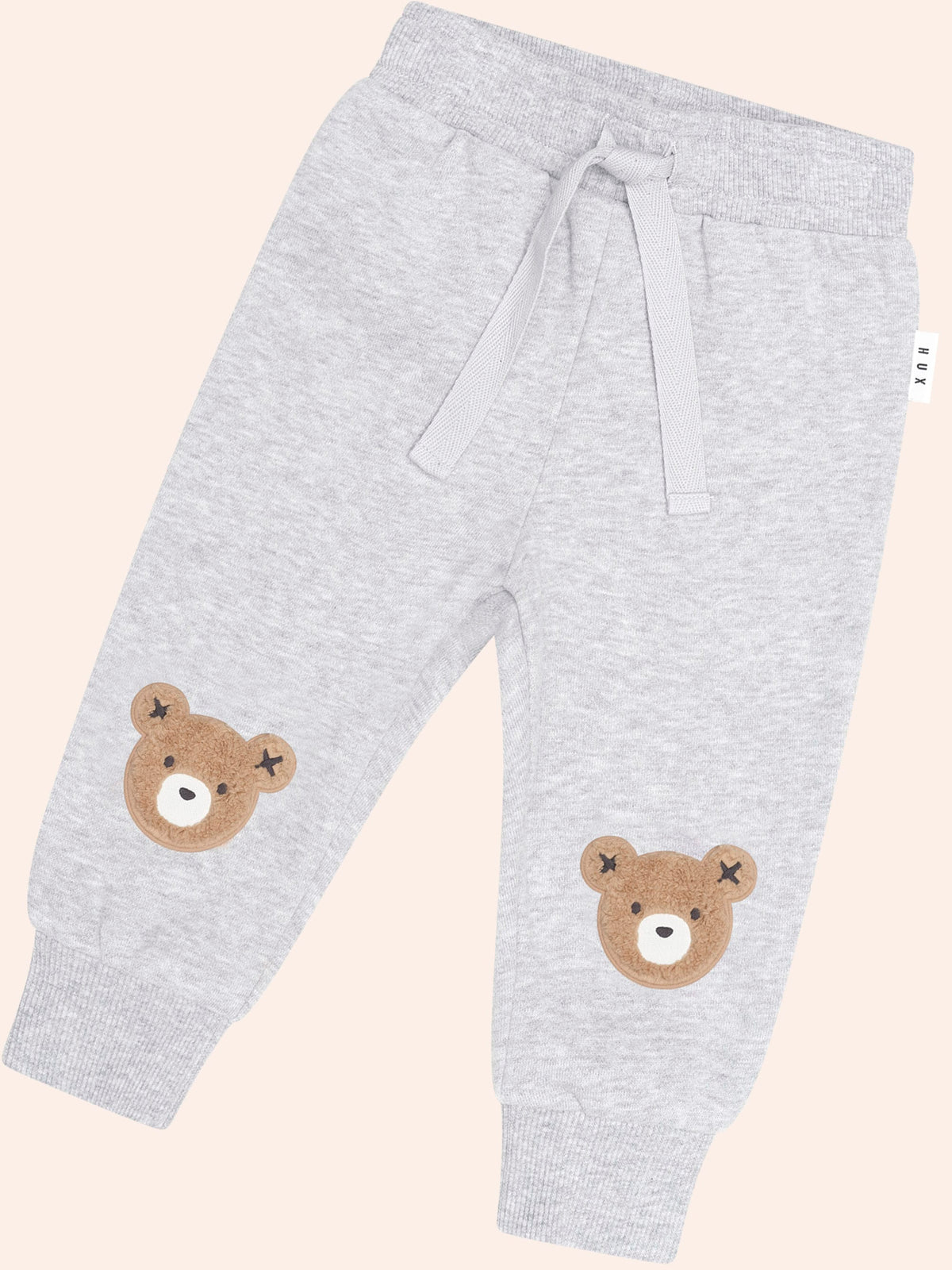 Huxbaby Furry Huxbear Sweatpant – Grey Marle, 3-6M
