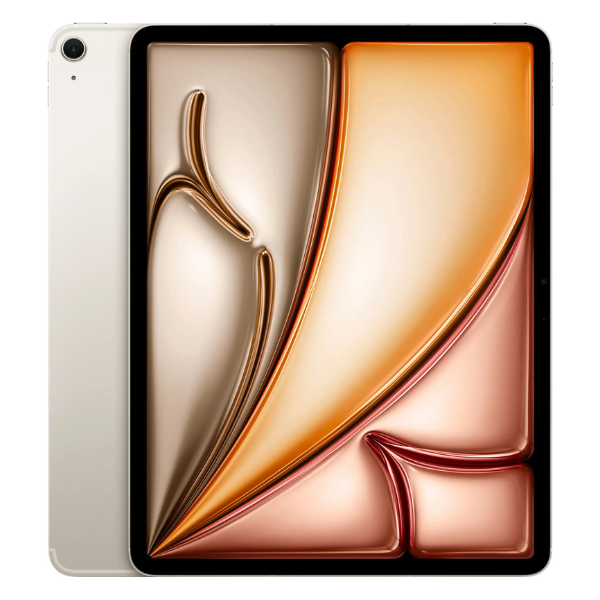 iPad Air 13" (M2, 2024) 256GB - Starlight (Wi-Fi + Cellular)