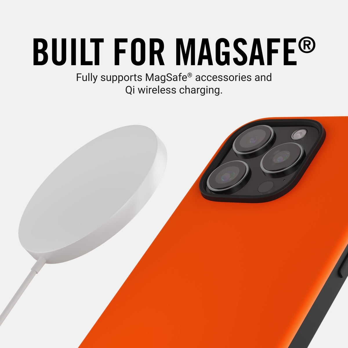 Everyday Charging Kit - iPhone 16 Pro - Basecamp Orange