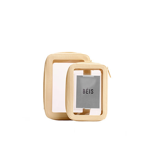 The In Flight Cosmetic Set in Beige