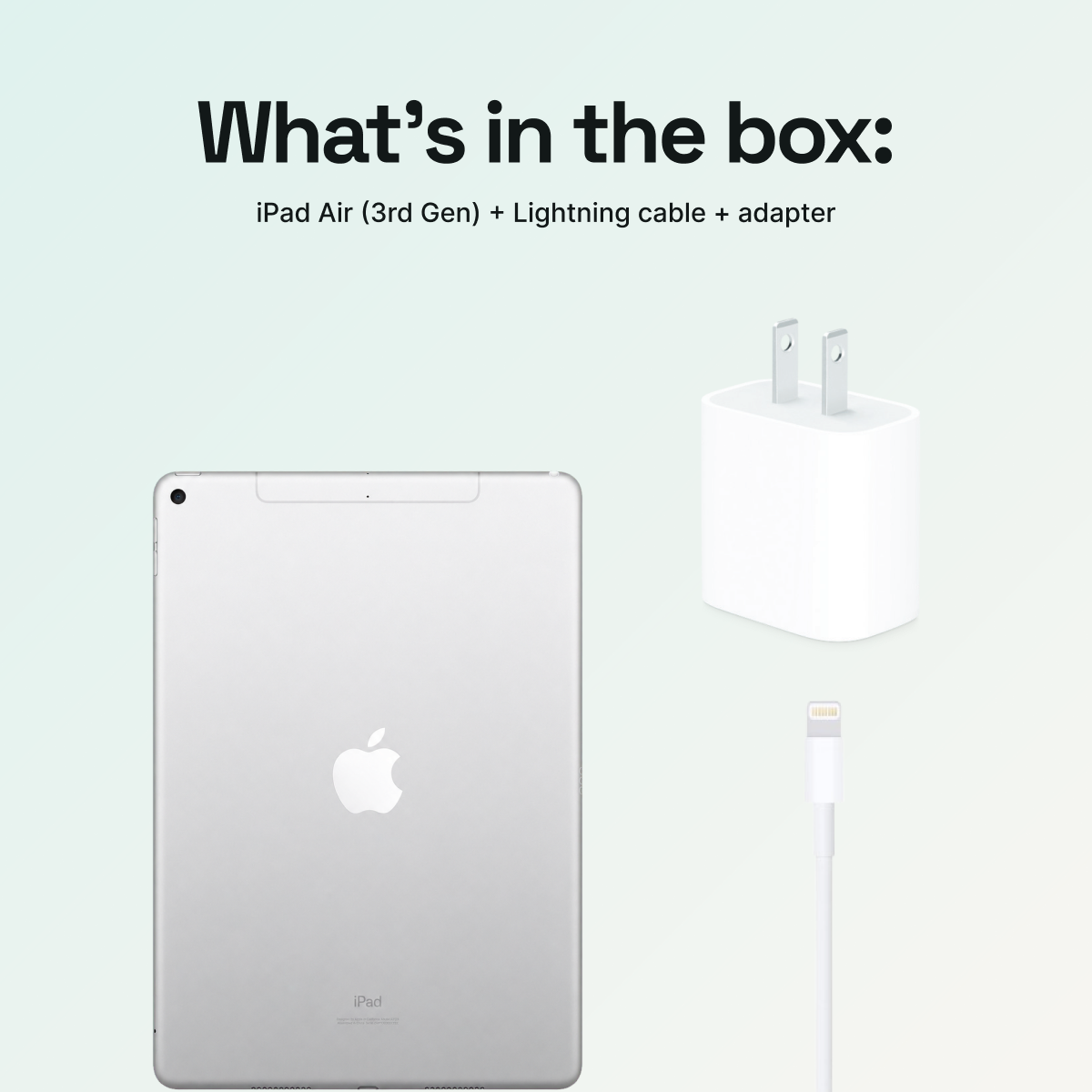 iPad Air 10.5" (3rd Gen, 2019) 64GB - Silver (Wi-Fi + Cellular)